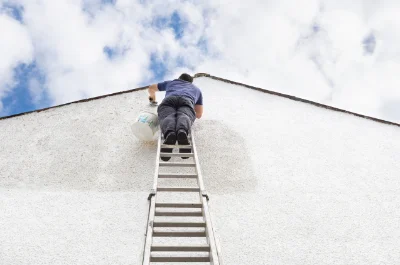 Peinture extérieure à Folligny — façades et ravalement